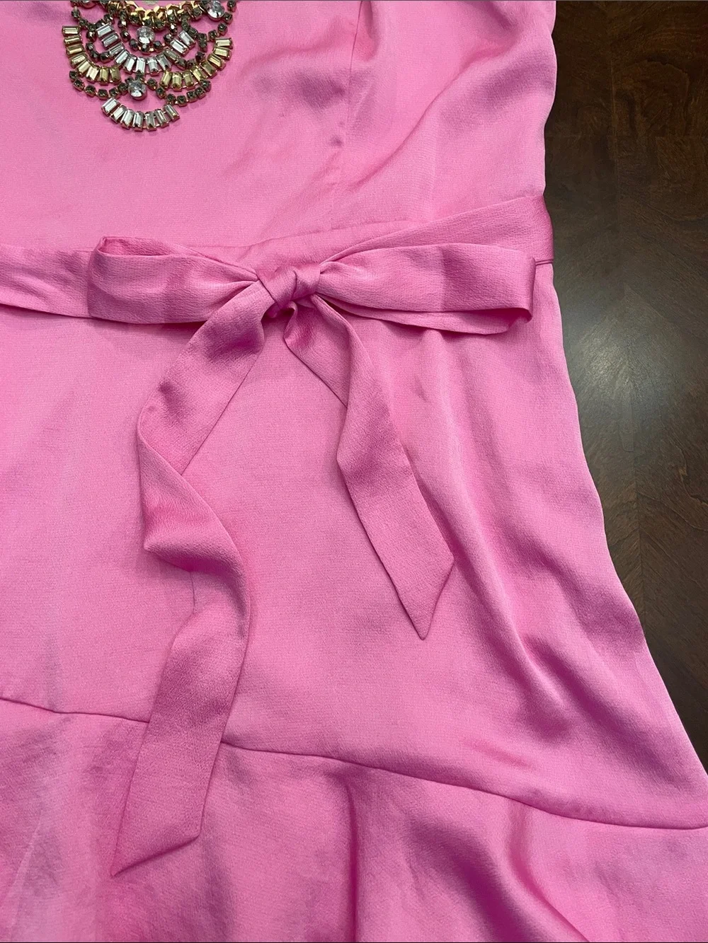 Express Pink Ruffle Romper - Picture 5 of 16